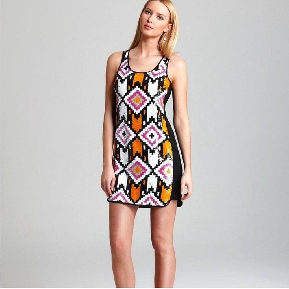 Trina Turk 6 sequins mini dress